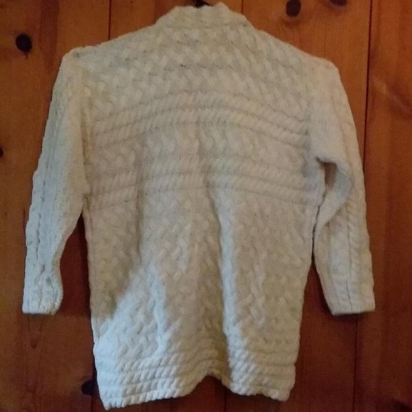 NWT 100% Merino Wool Cardigan by Connemara - Picture 3 of 8